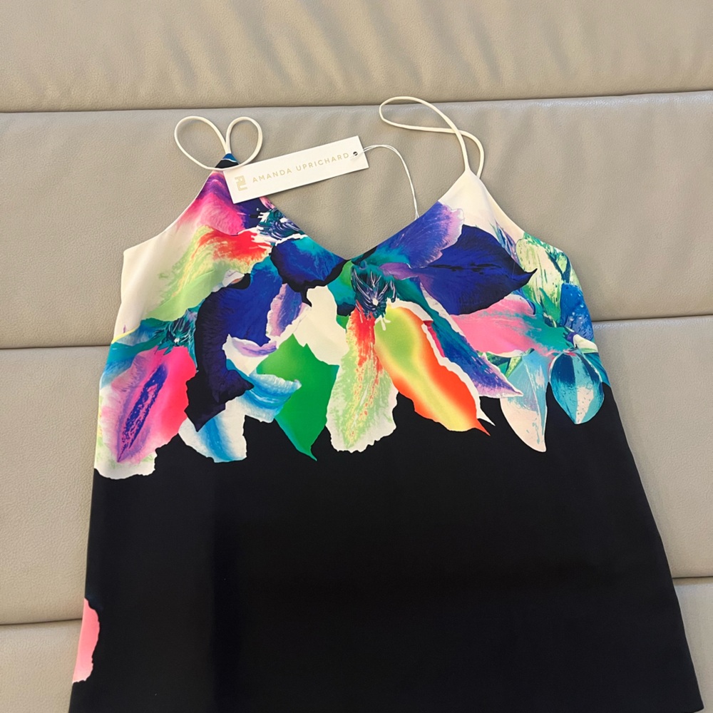 Amanda Uprichard floral top new tags extra small